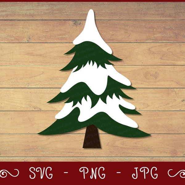 Christmas Tree, SVG, PNG, JPG, Commercial Use, Instant Download, File for Cricut, Pine Tree, Festive Png, Transparent Background, Tree Svg