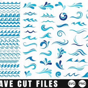 Wave Bundle - SVG, PNG, JPG, Digital Cut File, Commercial Use, Instant Download, Ready to Cut, Wave Svg, Wave Cut File, Drop Svg, Tidal Wave