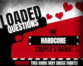 Hardcore Couples Questions – Adult Party Game, 75 Printable Cards (Instant Download)