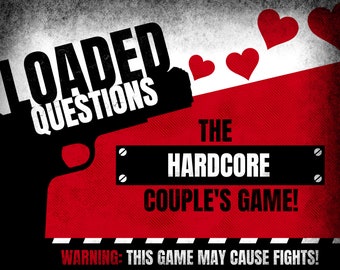 Preguntas para parejas apasionadas: Juego para fiestas para adultos, 75 tarjetas imprimibles (descarga instantánea)