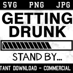 Se saouler - fichier de coupe numérique SVG, PNG, JPG - usage commercial - fond transparent - téléchargement immédiat - boire de l'alcool svg, svg
