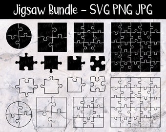 abstract puzzles online Jigsaw Pieces Bundle - SVG, PNG, JPG - Commercial Use, Instant Download, Files for Cricut, Jigsaw svg, Puzzle svg, Diy Jigsaw, Jigsaw Puzzle