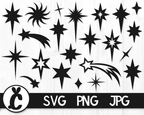 Weihnachtssterne, SVG, PNG, JPG, Kommerzielle Nutzung, Digitale  Schnittdateien, Datei fr Cricut, Silhouette, Transparenter Hintergrund,  Stern svg, Schein - Etsy.de