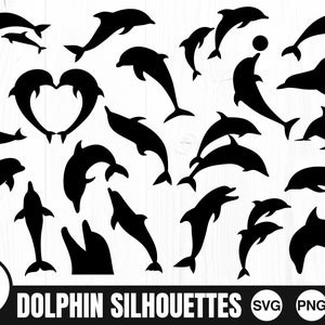 Dolphin Svg Files -  SVG, PNG, JPG - Commercial Use, Shark Cut file, Digital Cut Files, Dolphin Clipart, Digital Download, Instant Download