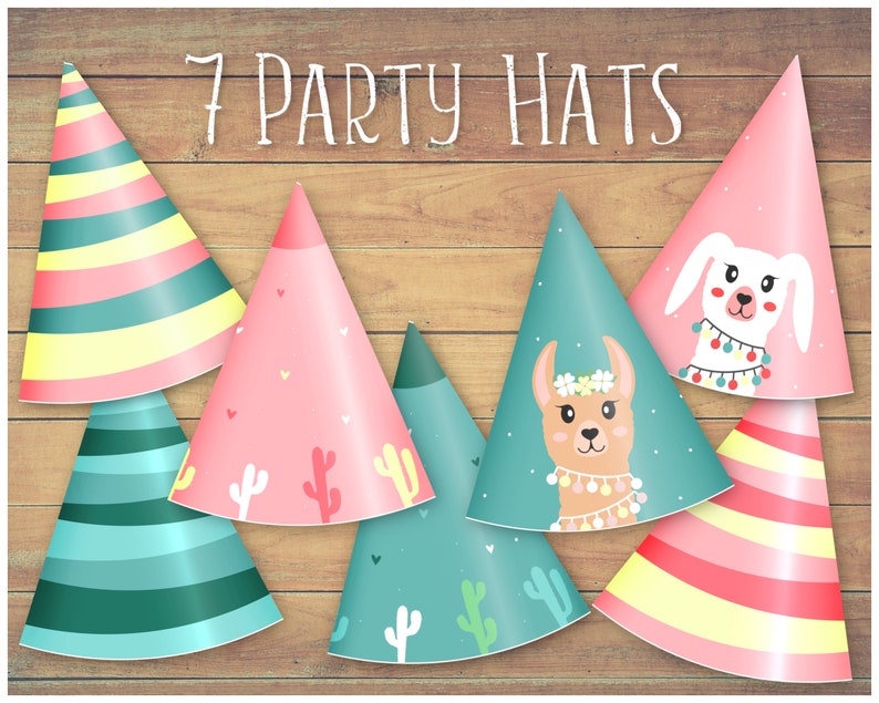 Printable Llama Themed Party Megapack Customisable | Etsy