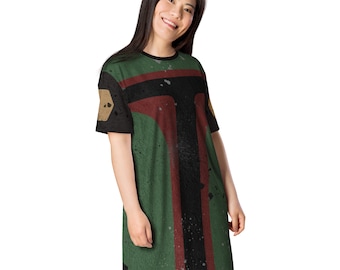 Fett's Rusted Armor Everyday Cosplay T-Shirt Dress