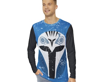 Lady Kryze's helm cosplay T-shirt met lange mouwen