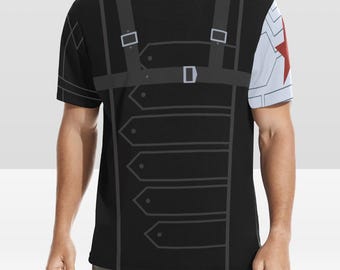 Bucky's Winter Soldier Unisex Everyday Cosplay T-Shirt