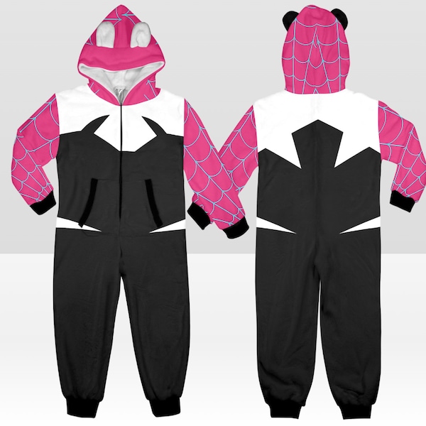 Spidey Gwen's Cozy Kids Onesie (ver descripción para notas de envío importantes)