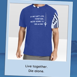 LOST Show &quot;Live Together&quot; Psalm 23-Inspired Unisex T-Shirt