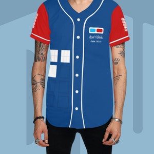 Tenth Doctor Unisex Baseball Jersey (see description for important shipping notes)