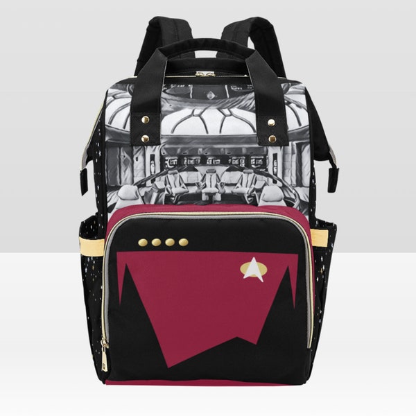 Picard's Enterprise Bridge Multi-Function Dual-Handle Fandom Backpack (see description for important shipping notes)