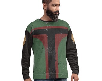 Fett's Rusted Armor Everyday Cosplay Unisex Sweatshirt