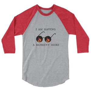 I am Having a Good Omens Crowley Moment HERE! 3/4 Sleeve Shirt