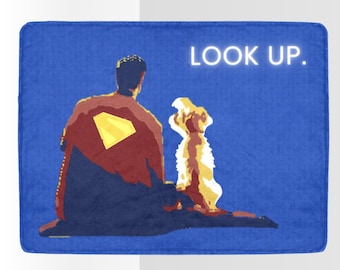 Super Man, Lois, Punk Rock & Krypto - Ultra-Soft Micro Fleece Blanket