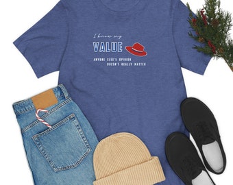 Peggy Carter's "I know my value" Unisex T-Shirt