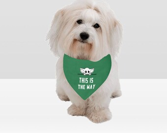 Mando's THE CHILD Pet Bandana (see description for important shipping notes)