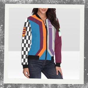 Sabine&#39;s Armor Mash-Up &quot;Always a Rebel&quot; Bomber Jacket (MEN&#39;S & WOMEN&#39;S Sizing)
