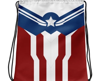Sam Wilsons Captain America Drawstring Tasche