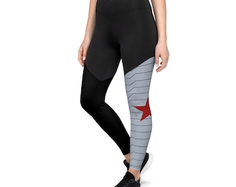 Winter Soldier's Everyday Cosplay Sports Compression Leggings