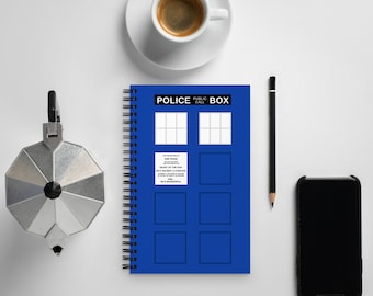 Cuaderno en espiral de la TARDIS