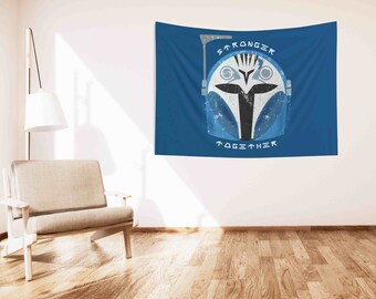 Bo Katan's "Stronger Together" Indoor Wall Tapestries