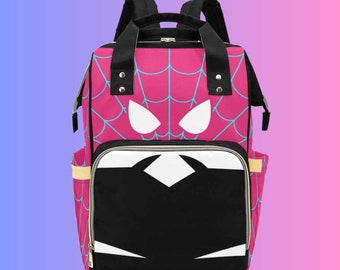 Spidey Gwen's  Multi-Function Dual-Handle Fandom Backpack (see description for important shipping notes)