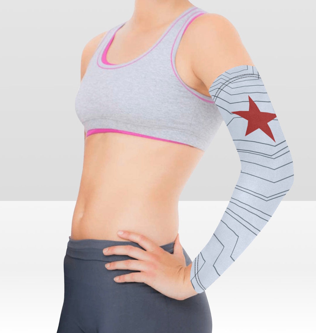The Winter Soldier's Everyday Cosplay Arm Sleeves Included (*see  Description for Important Shipping Notes)