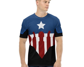 Bucky as Cap Everyday Cosplay T-Shirt (Comics-Based)