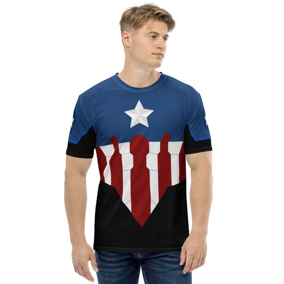 Bucky as Cap Everyday Cosplay T-shirt comics-based 