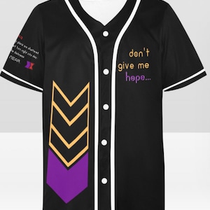 Don&#39;t Give Me Hope -- Hawkeye/Ronin & Natasha Endgame-Inspired Unisex Baseball Jersey (see description for important shipping notes)
