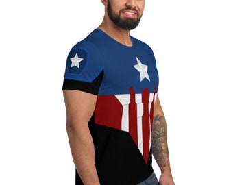 Bucky as Cap DRI-FIT Everyday Cosplay T-shirt (Comics Based)