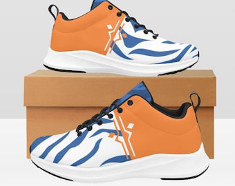 WOMEN'S - Snips' "Fulcrum Orange/Blue & White Split©" Shoes