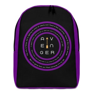 Hawkeye&#39;s Ultron Pep Talk Backpack (Larger Capacity; W/o Front Pocket)