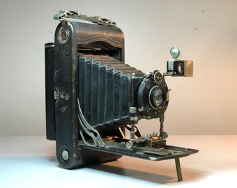 KODAK 3A spezielle antike Custom konvertiert 4 x 5 Bausch Lomb Objektiv selten!