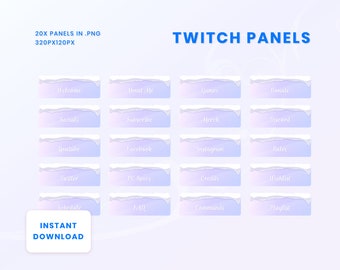 Snowy Christmas Twitch Panels