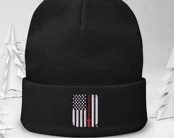 Embroidered Beanie - American Fencer