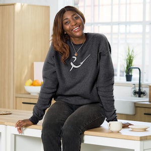 Unisex sueded fleece sweatshirt For Fencing Fans