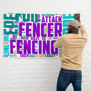Flag - Fencer Gift - Fencing Sport