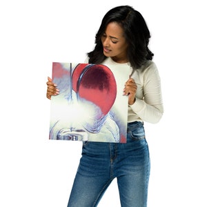 Metal prints - Fencing mask - Fencer Gift