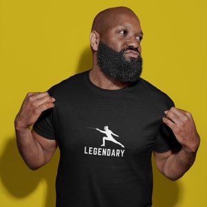 Short-Sleeve Unisex Fencing T-Shirt -Legendary Fencing