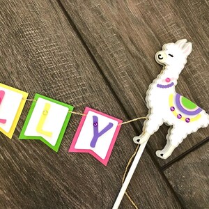 Llama Cake Bunting, Llama Cake Smash, Llama Decor, Llama Birthday Party ...