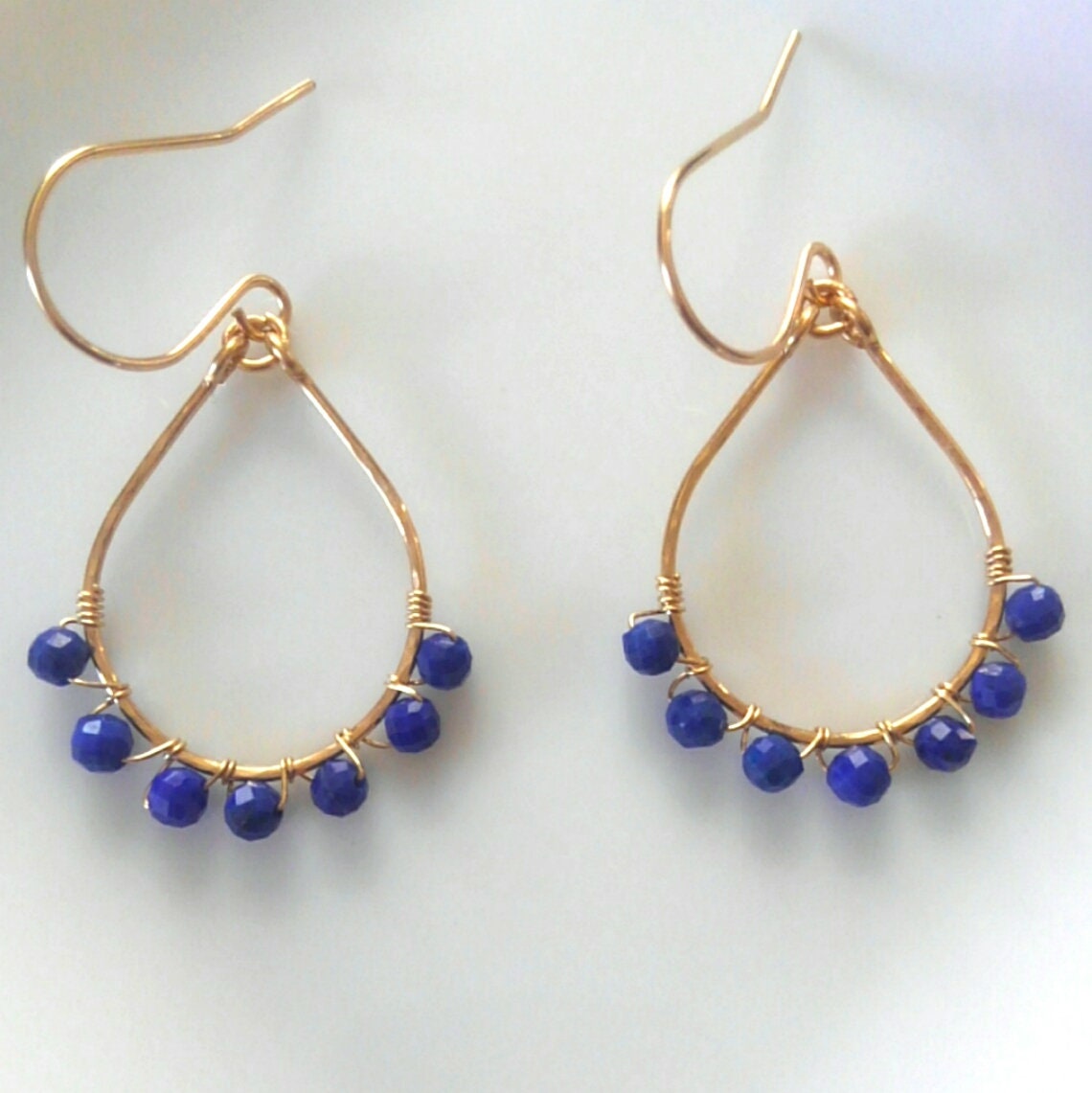 3☆8◆ラピスラズリコッパー アメリカンピアス✧14kgf Everlasting L Gold Star【ピアス/イヤリング】アメリカンピアス