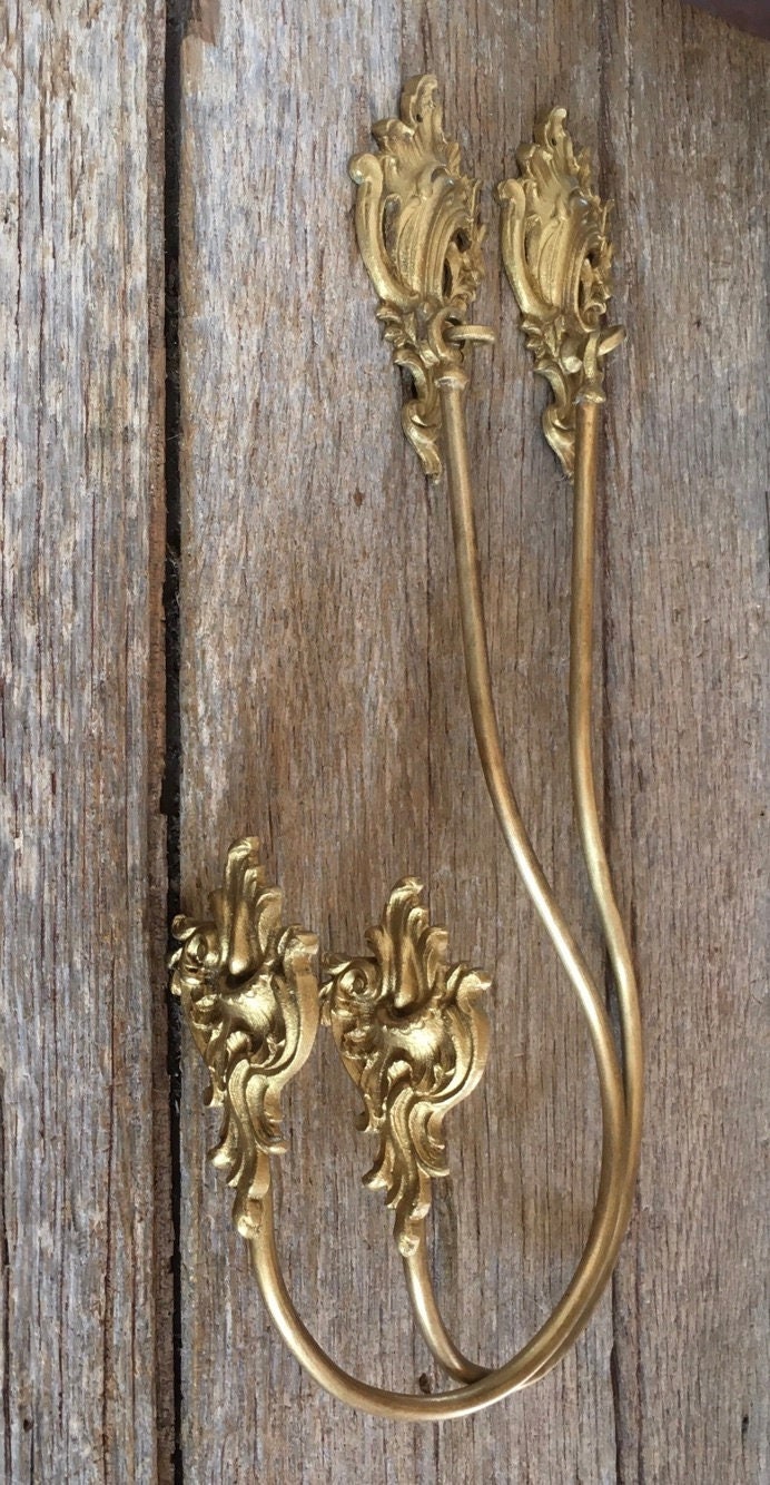 Une Paire de Magnifiques Français Design Rococo Classique Antique Décoratif Col Cygne en Bronze avec