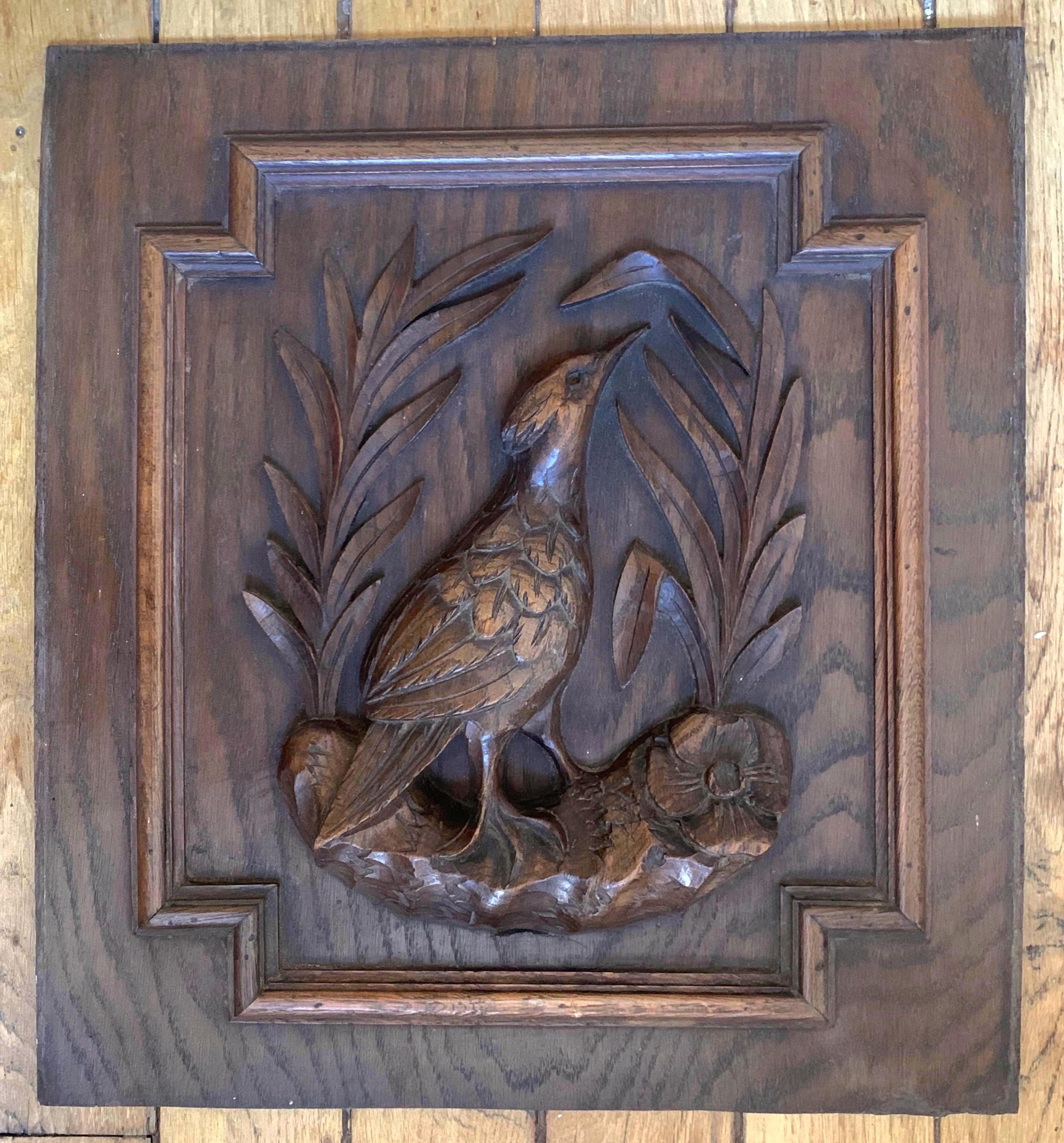 Antique French Carved Wood Panels - Etsy