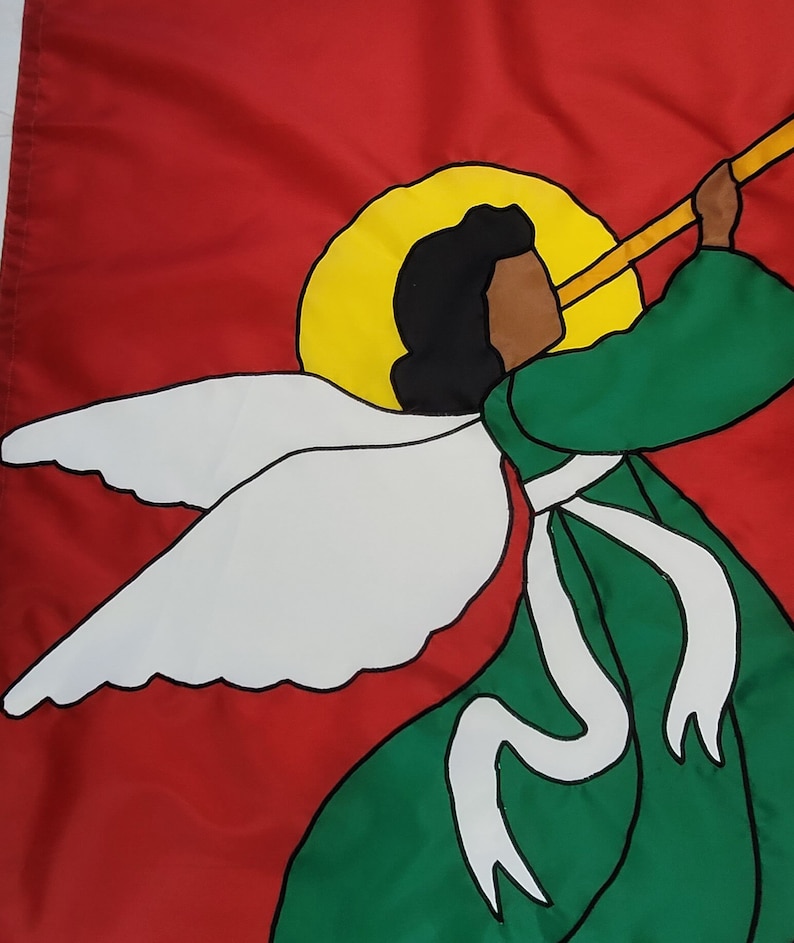 Large House Flag, Applique Flag, Christmas Angel-1 Flag - Etsy