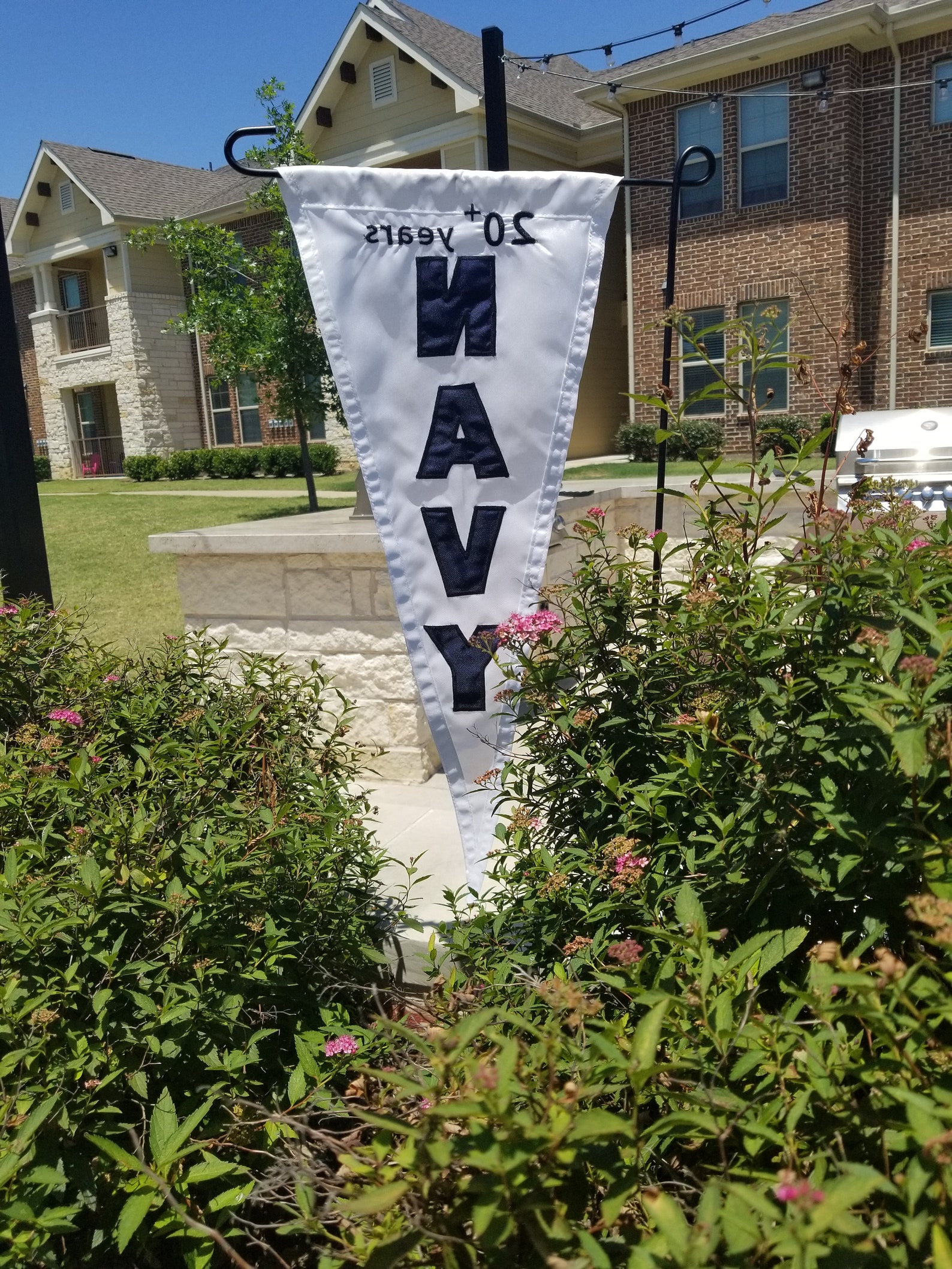 Garden Flag Custom Made US Navy Corp Pennant Etsy