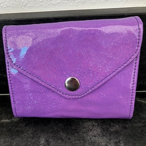 Lavender Glitter Small Amelia Envelope Wallet