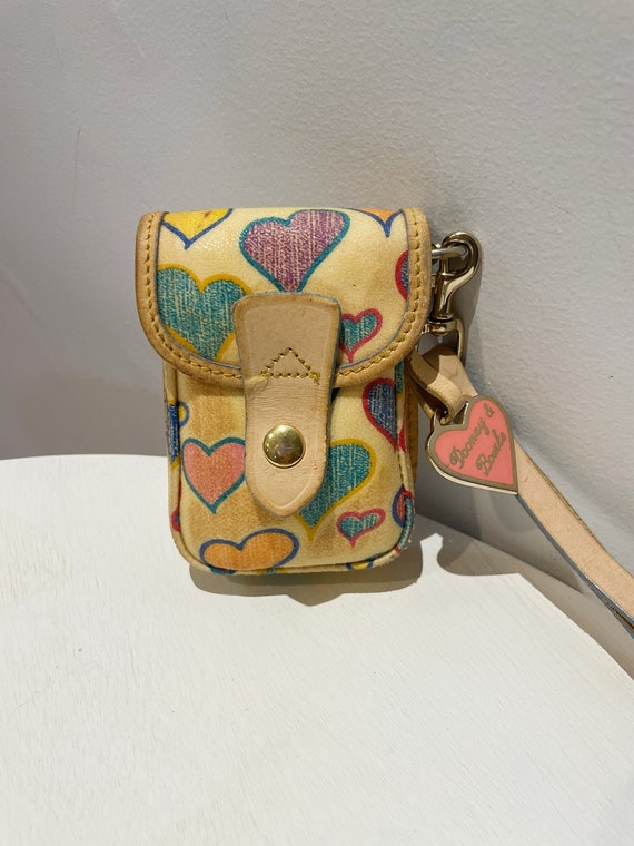 Vintage Y2K Dooney Bourke Graffiti Heart Phone Case wristlet Etsy