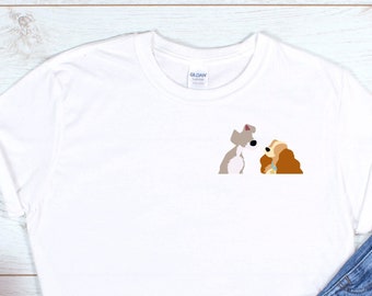 Lady and the Tramp Shirt, Disney Vacation shirt, Disneyland Shirts, Disney World Shirt, Disney Land, Disney World, Disney Dogs, Dog Lover